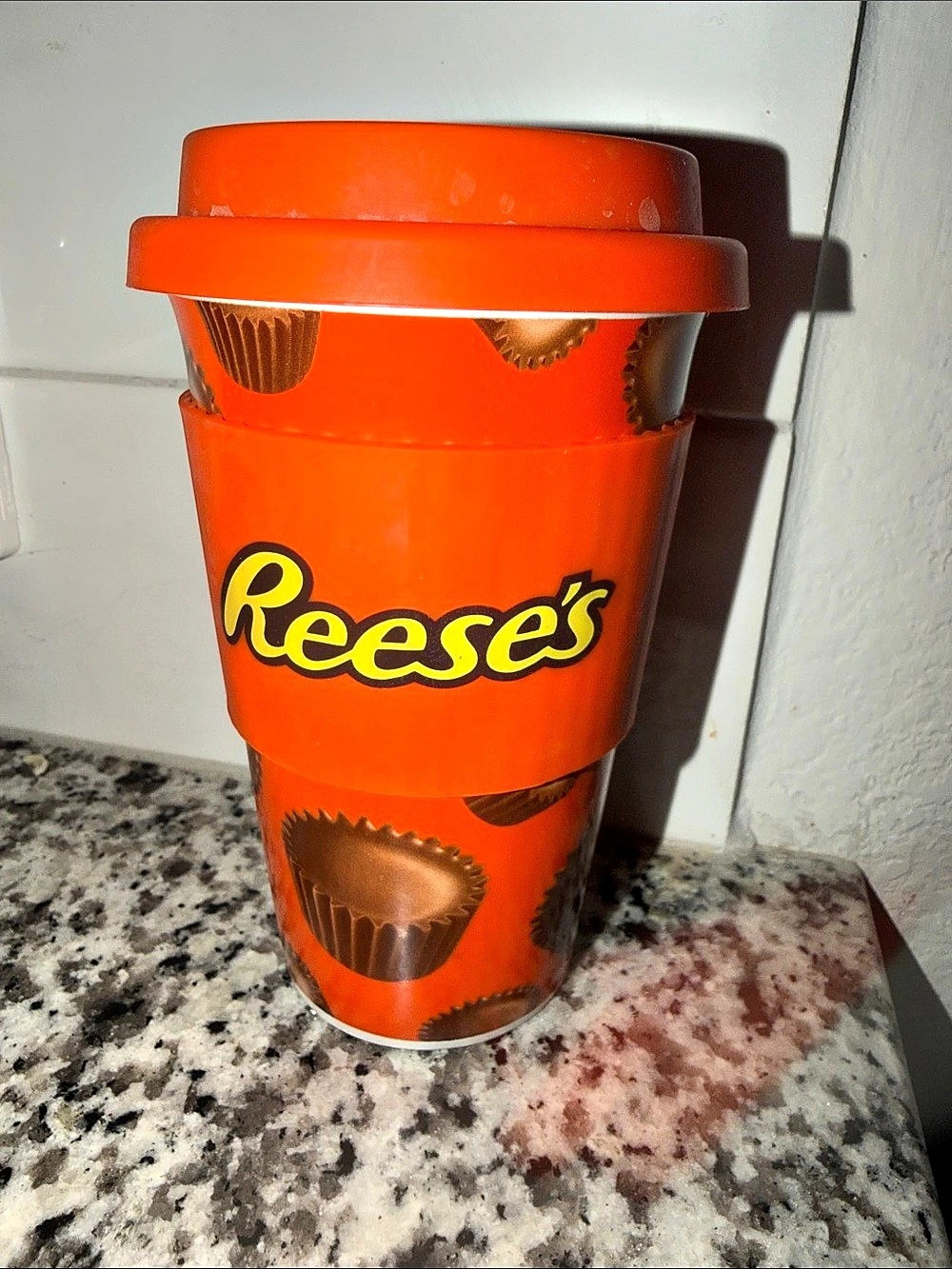 Galerie Reese's Ceramic Travel Mug with Silicone Lid